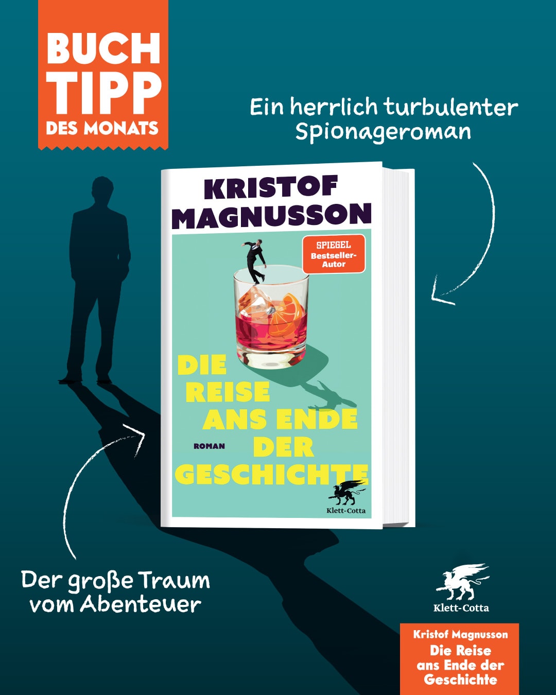 Abbildung des Buchtipps, gezeigt wird das Buchcover eines aktuellen Bestsellers, per Klick landet man bei mehr Informationen.