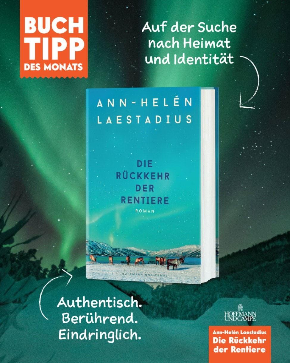 Abbildung des Buchtipps, gezeigt wird das Buchcover eines aktuellen Bestsellers, per Klick landet man bei mehr Informationen.